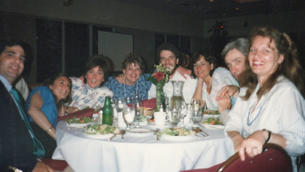 people eating at table