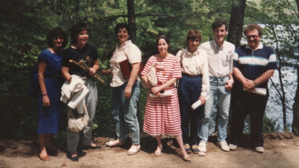 group of people outside